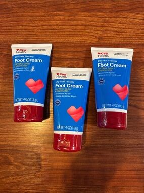 Bundle of 3pcs Foot Cream Dry Skin Therapy, 4oz each